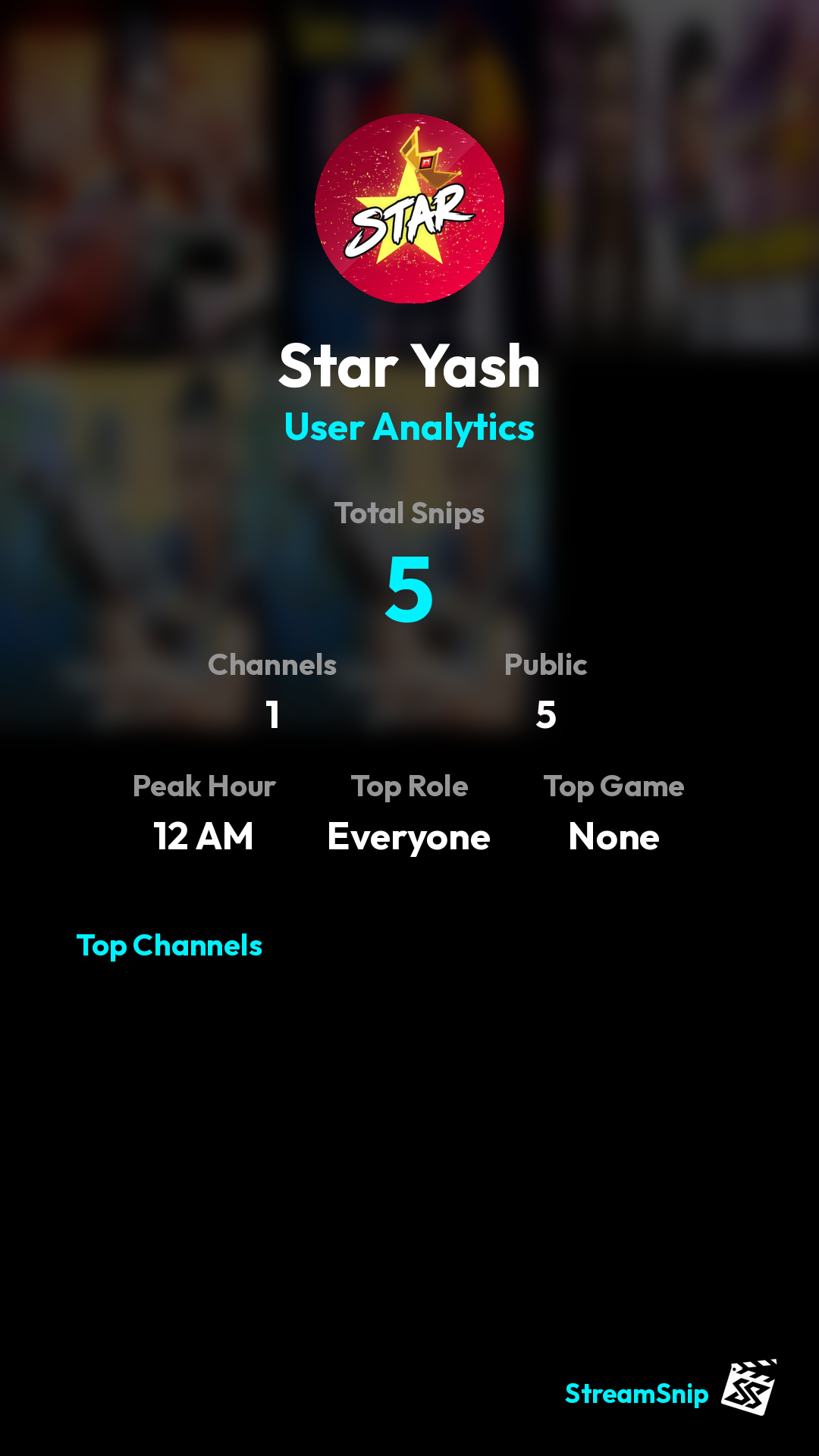 Stats Share Card