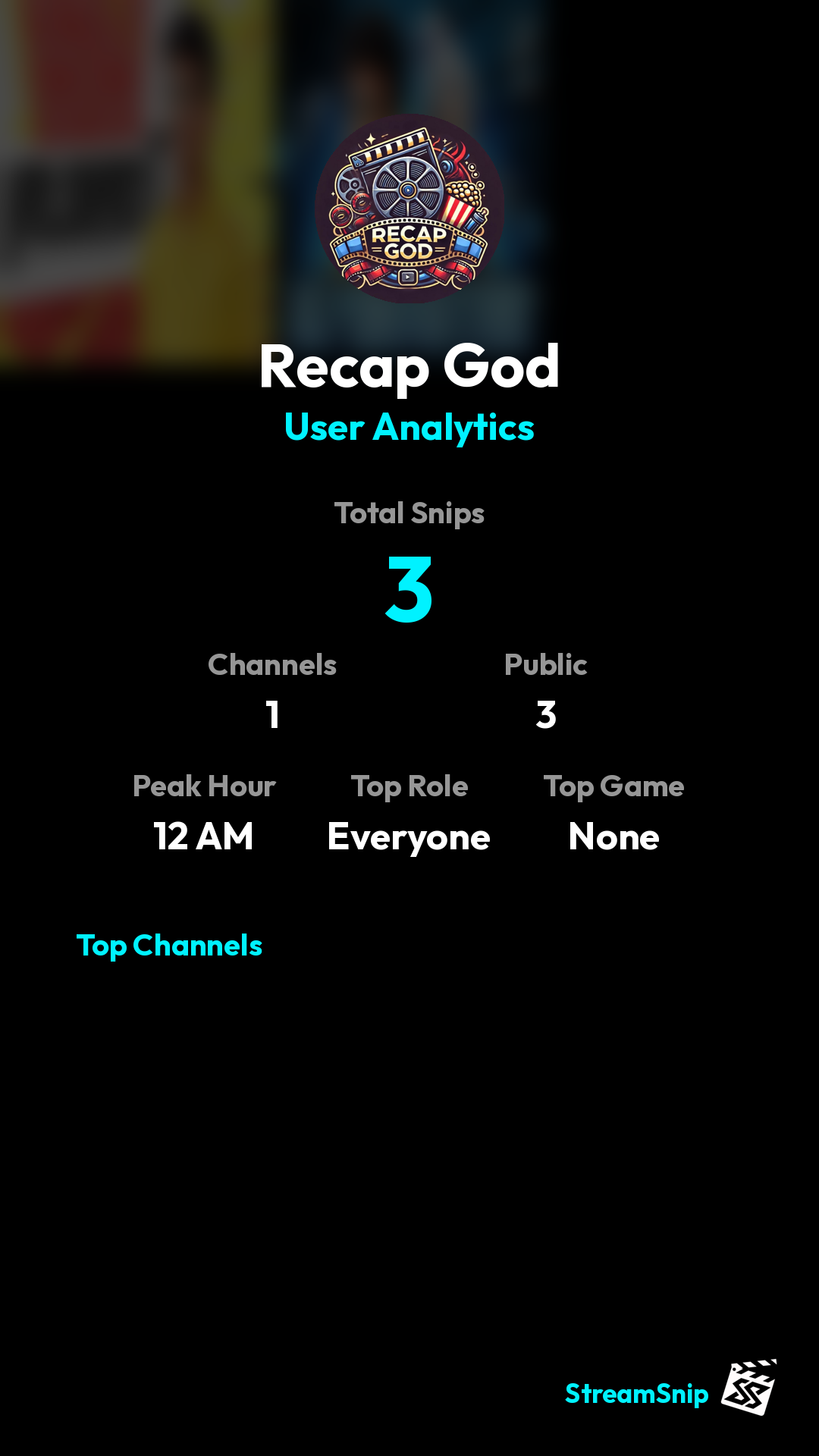 Stats Share Card