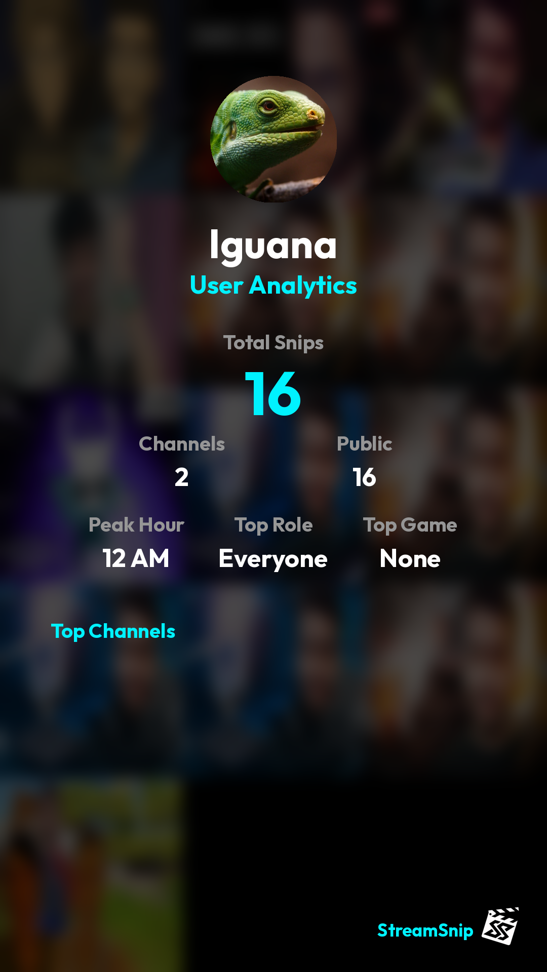 Stats Share Card