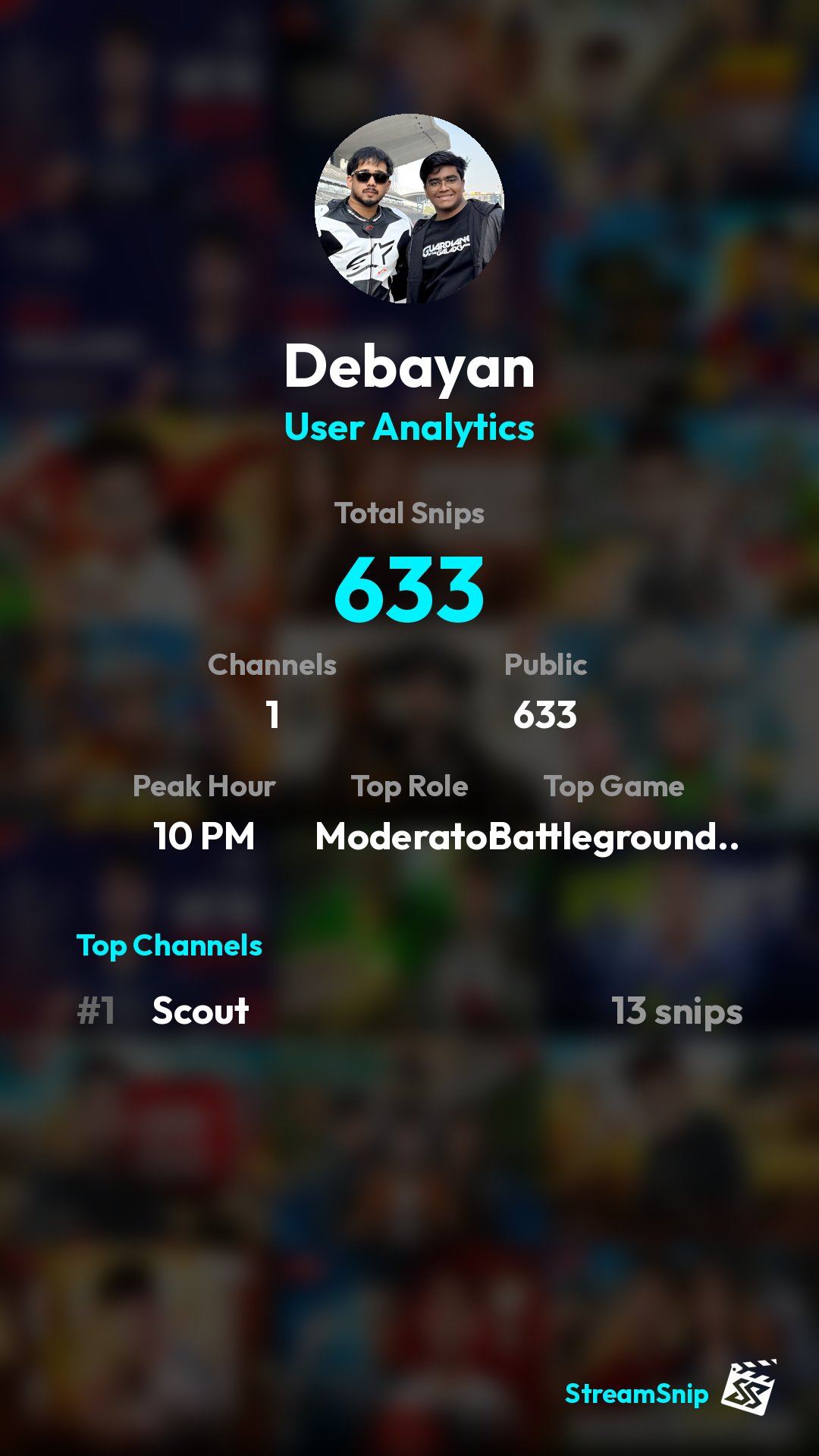 Stats Share Card