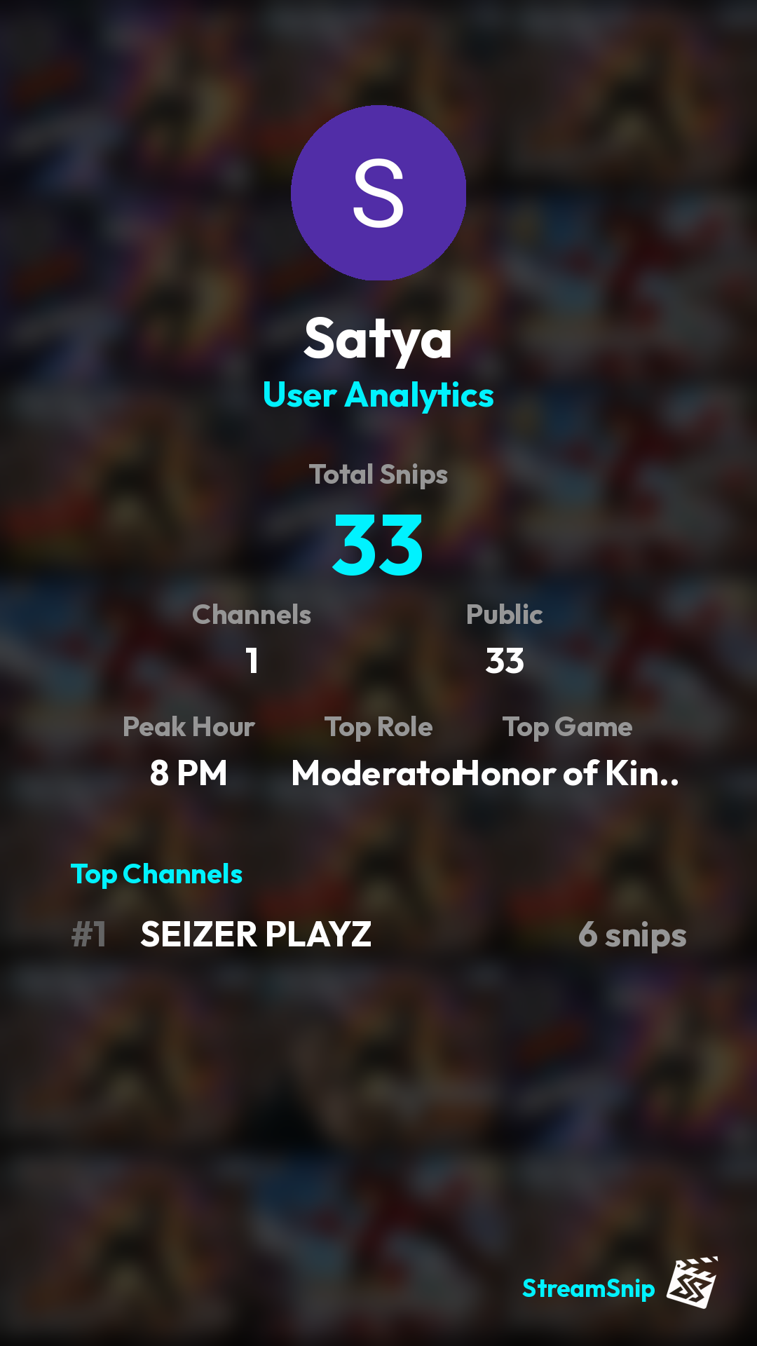 Stats Share Card