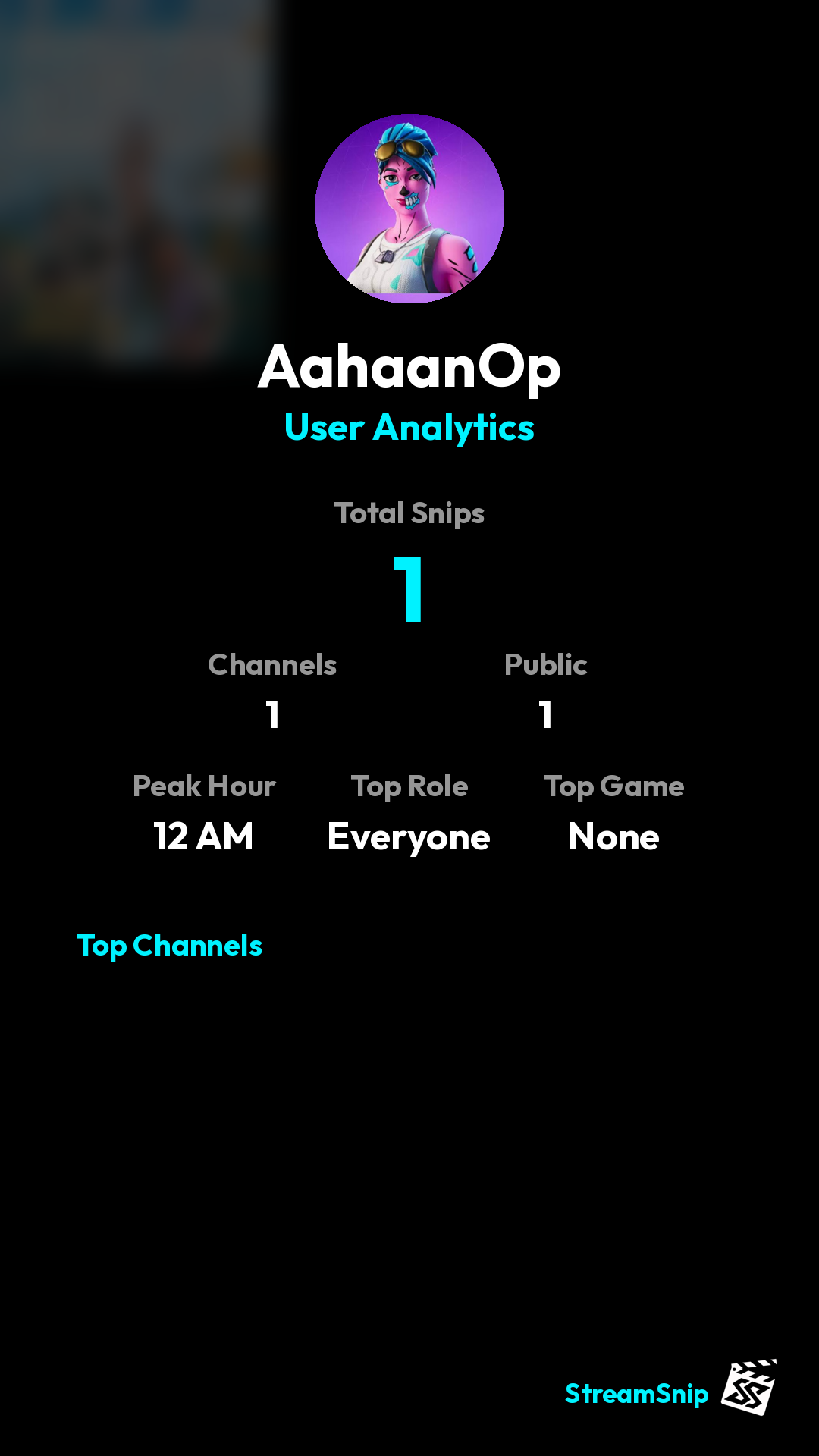 Stats Share Card