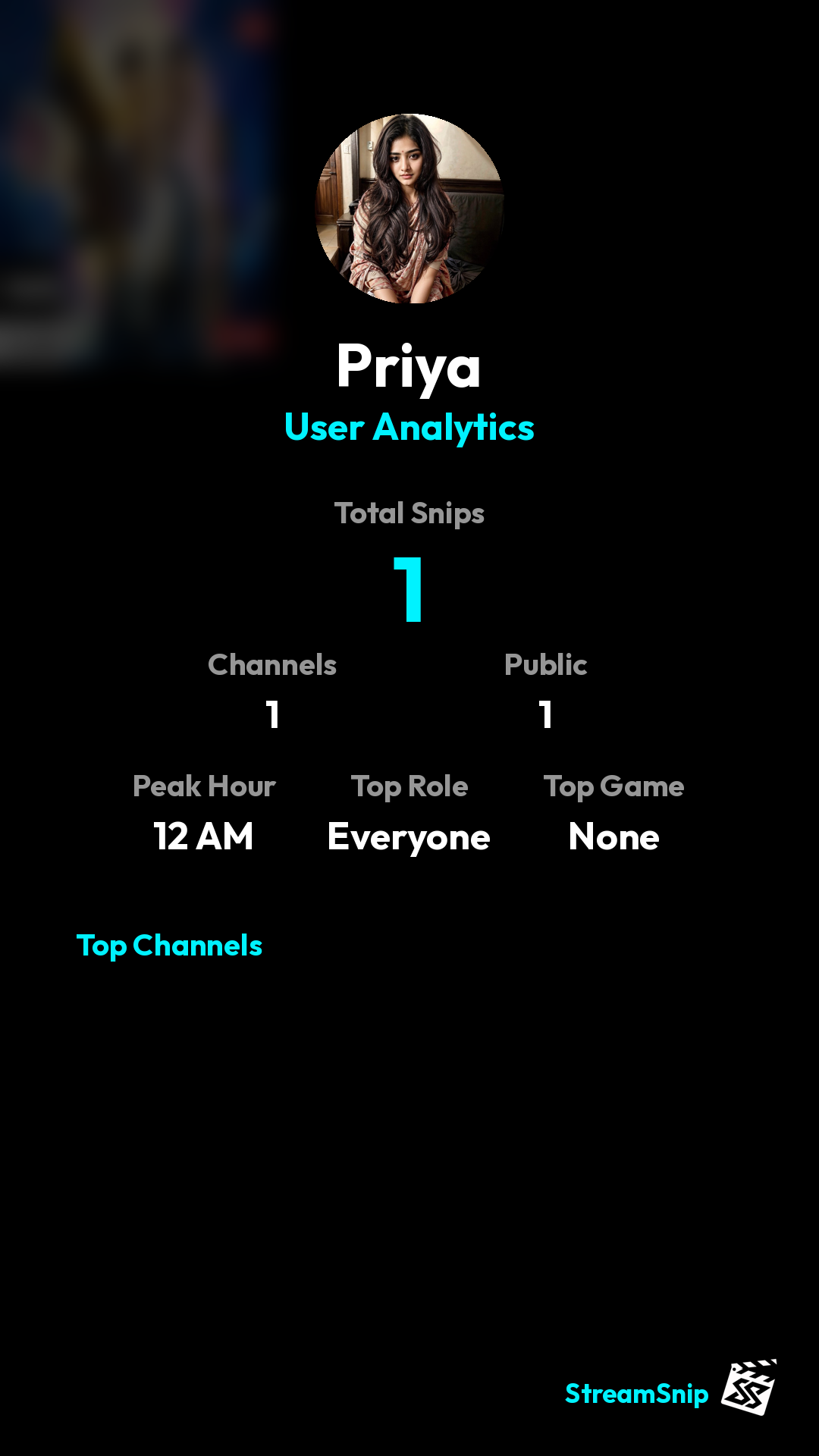 Stats Share Card