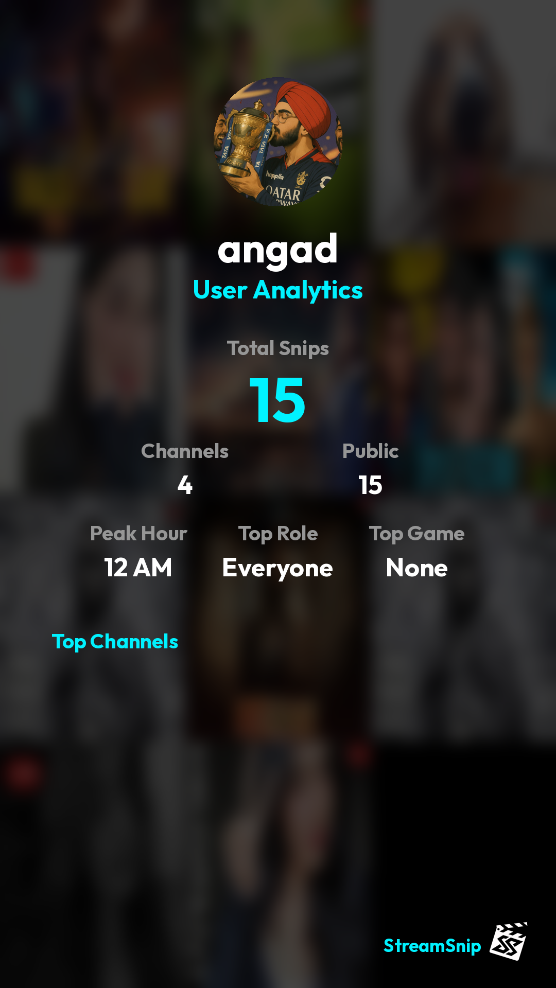 Stats Share Card