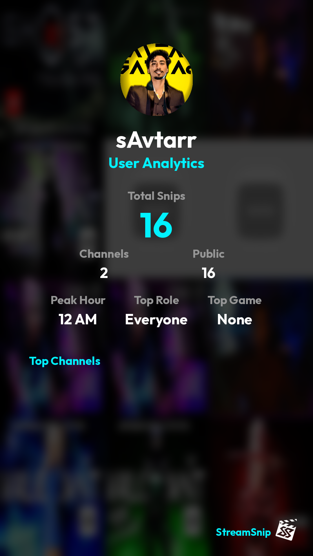 Stats Share Card