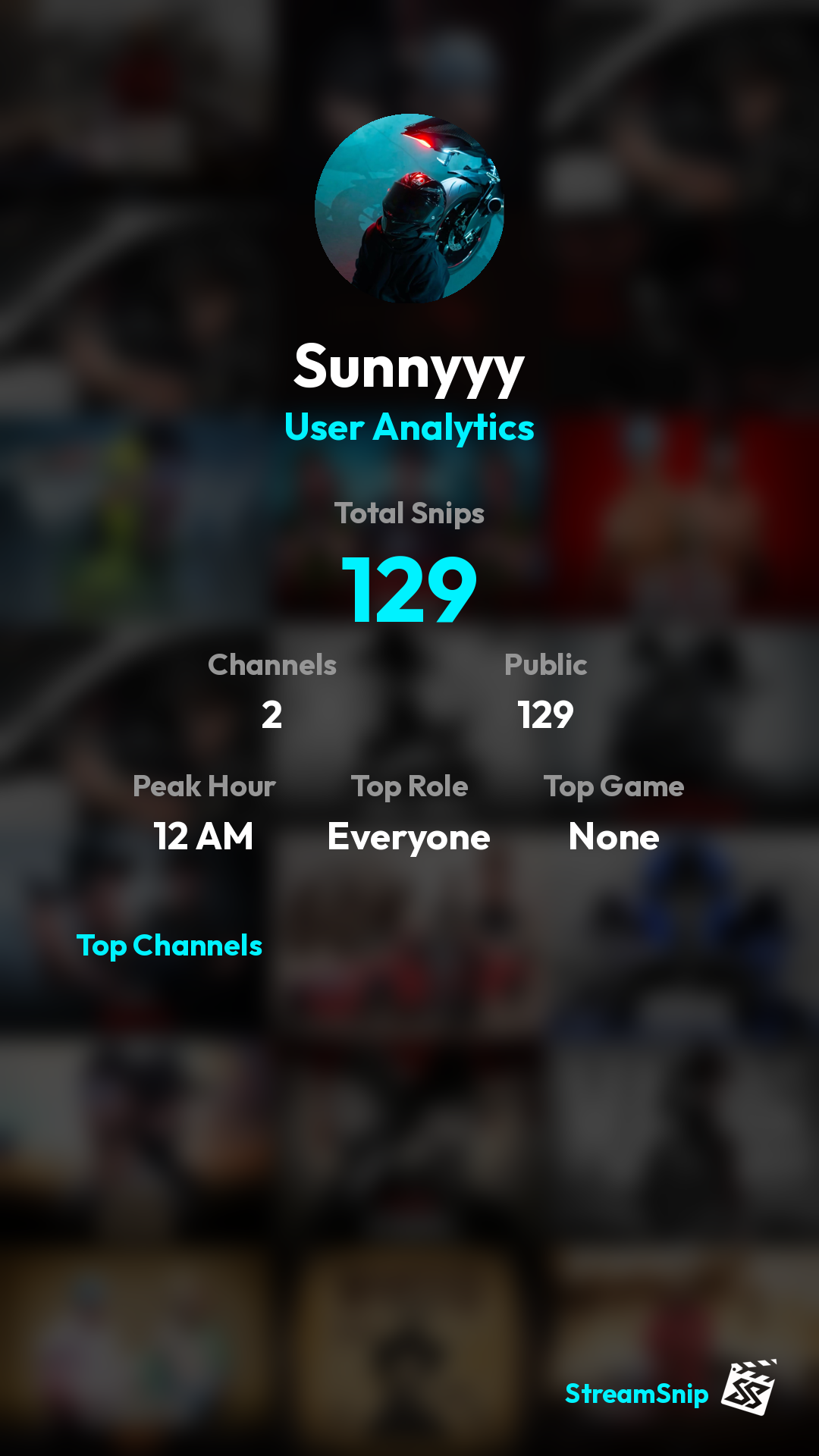 Stats Share Card