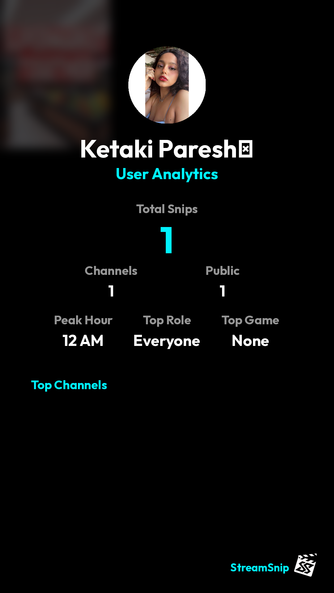 Stats Share Card