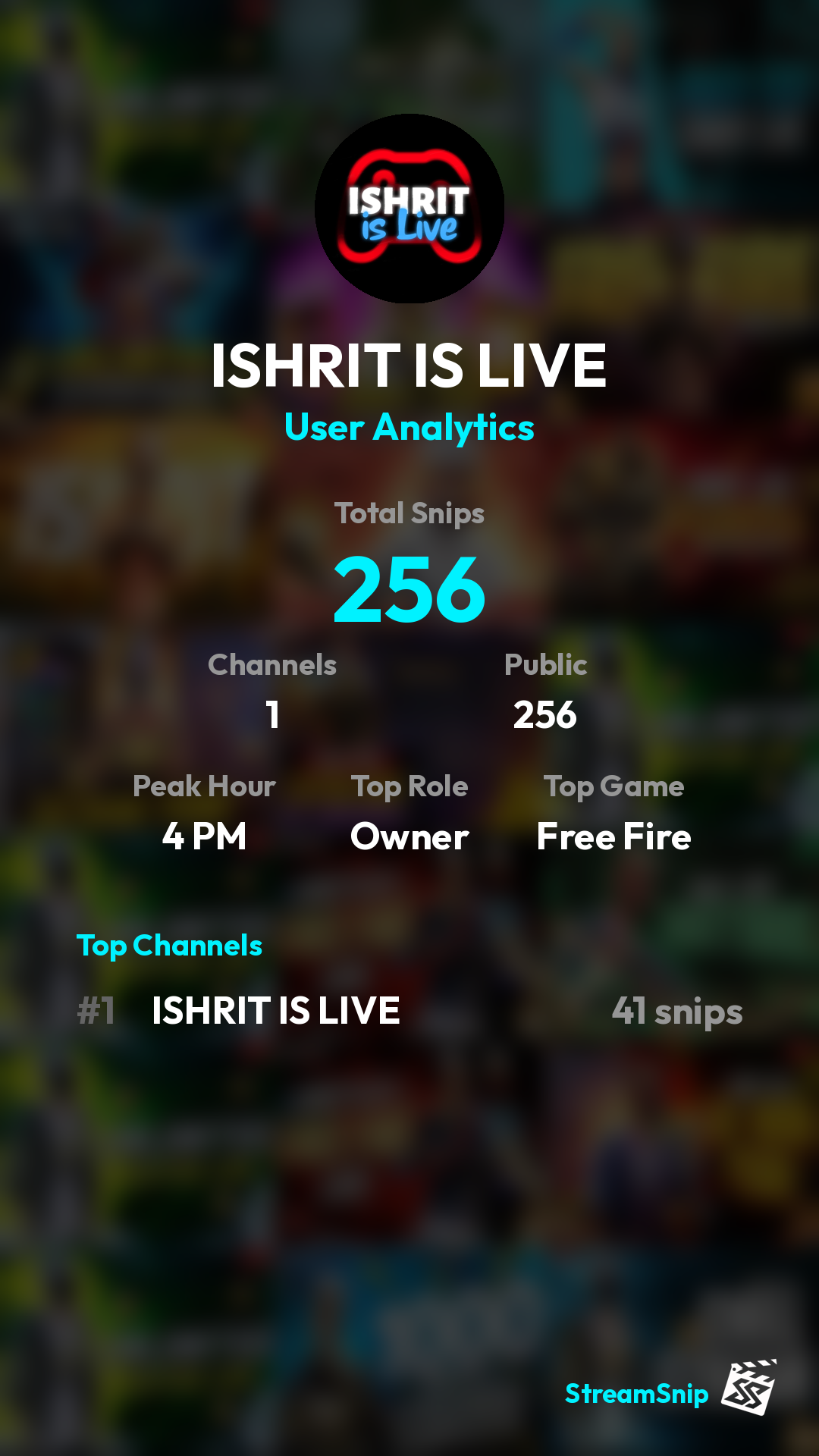 Stats Share Card