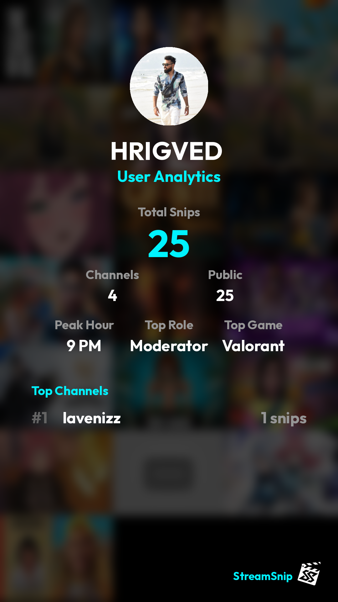 Stats Share Card