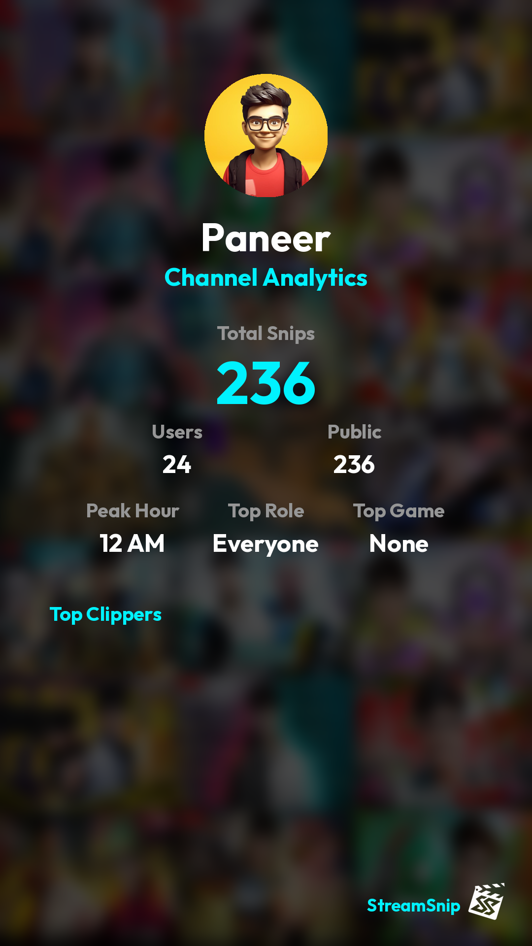 Stats Share Card