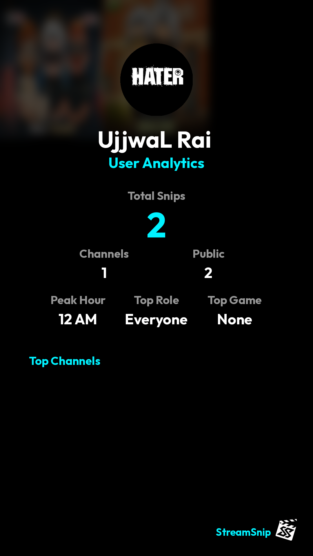 Stats Share Card