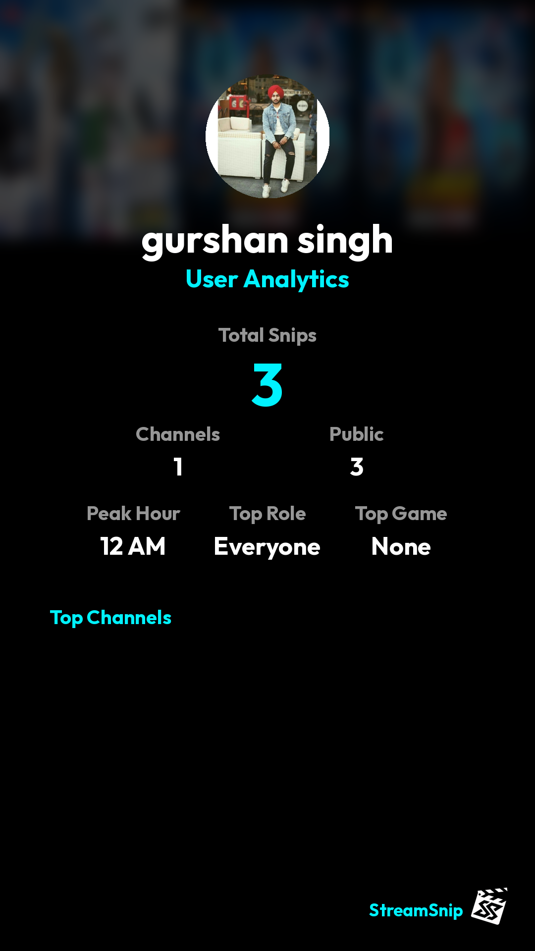Stats Share Card