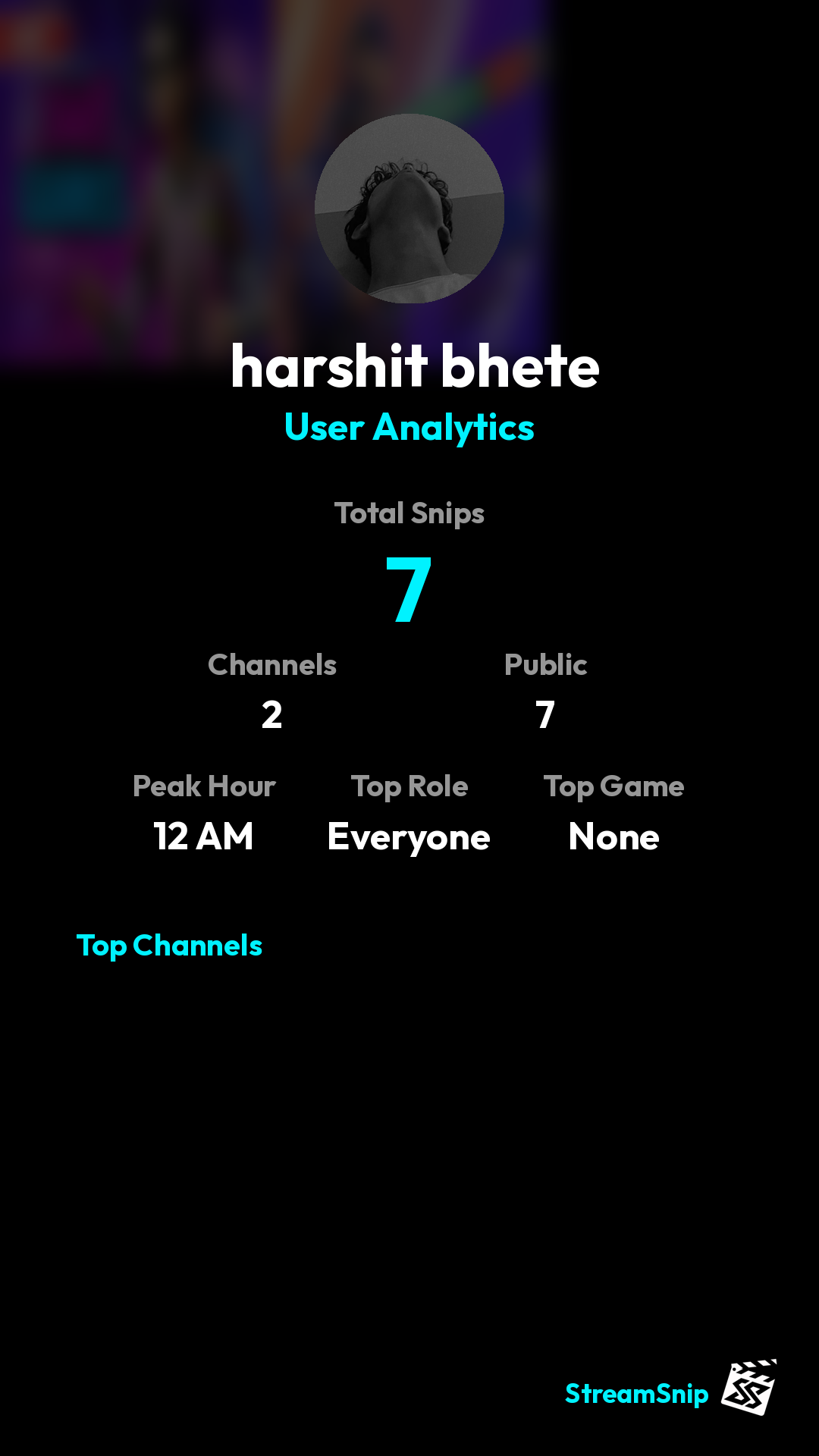 Stats Share Card
