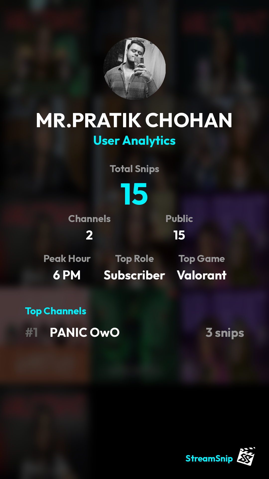 Stats Share Card