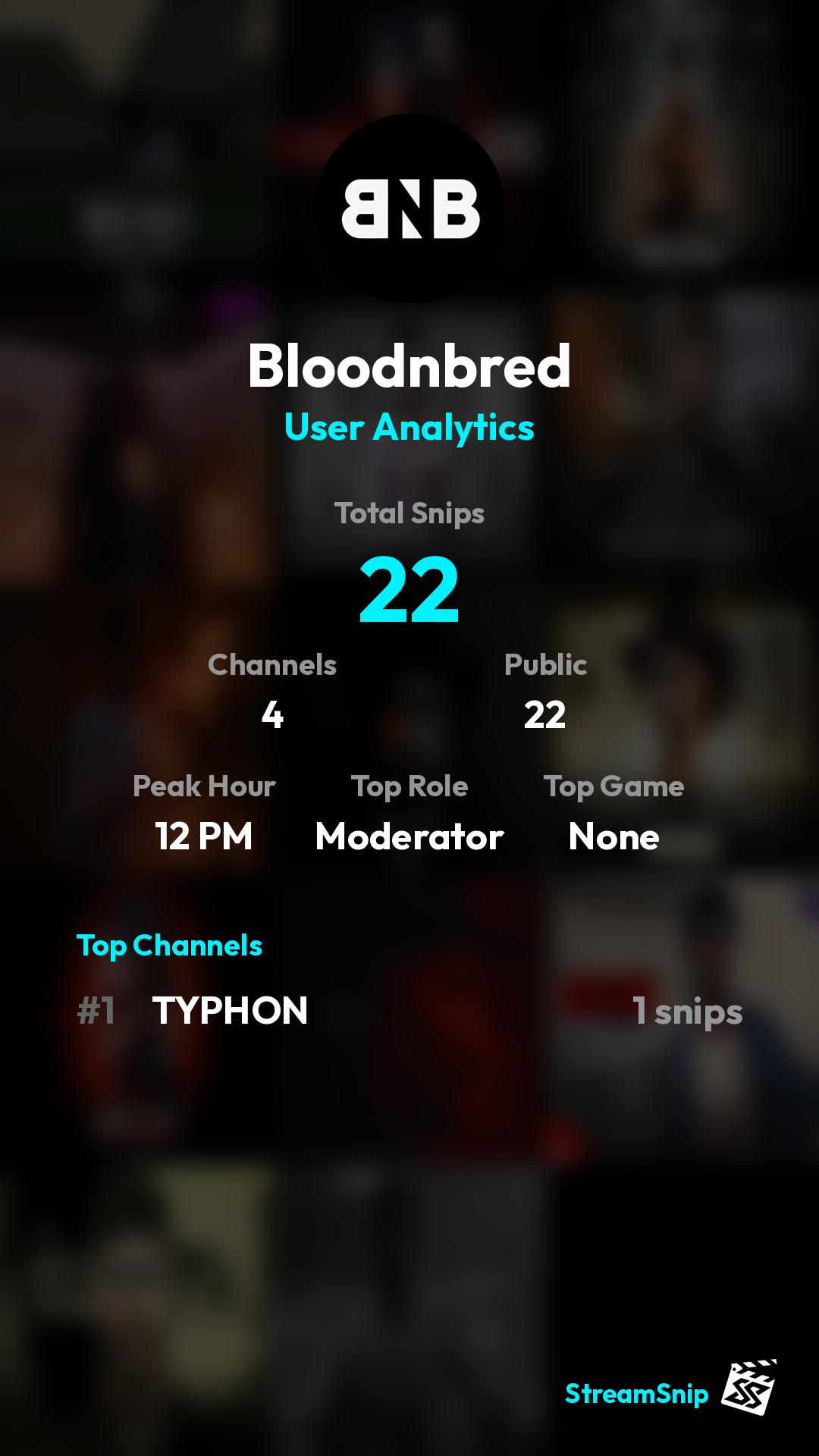 Stats Share Card