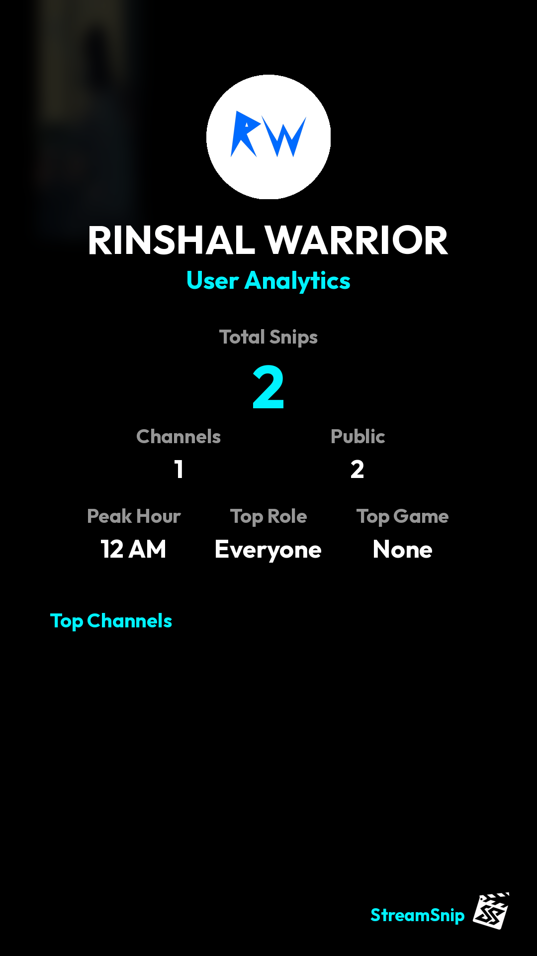 Stats Share Card