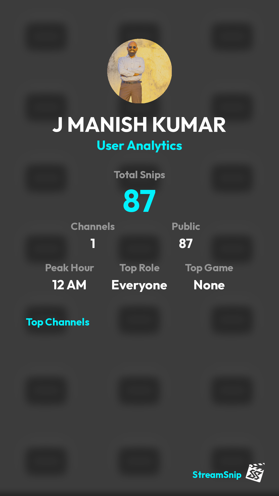 Stats Share Card
