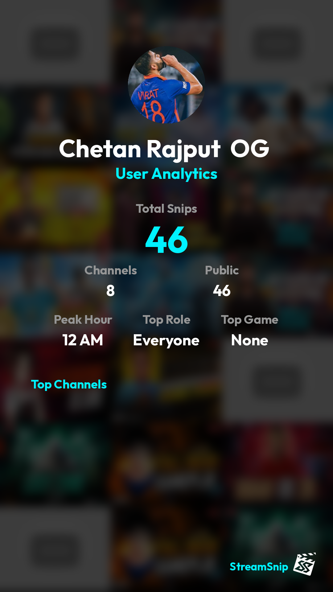 Stats Share Card