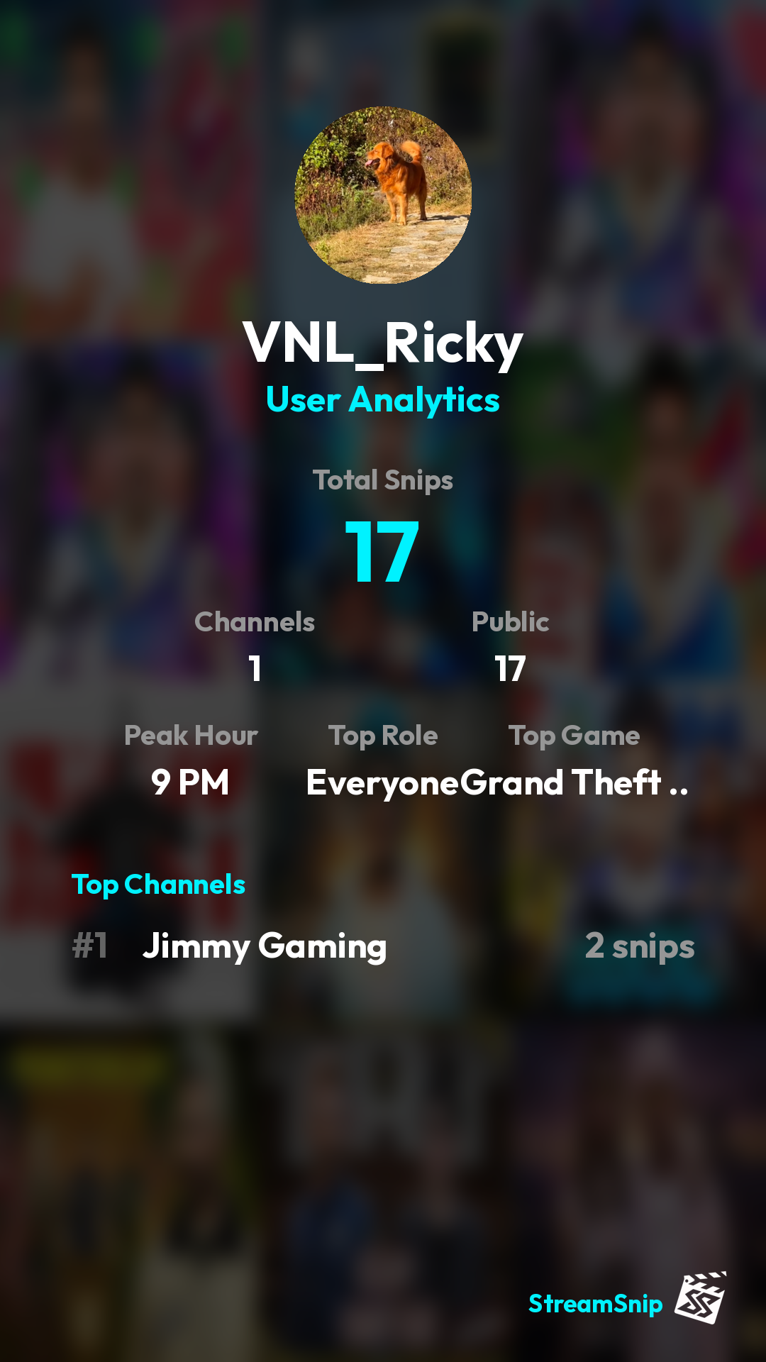 Stats Share Card