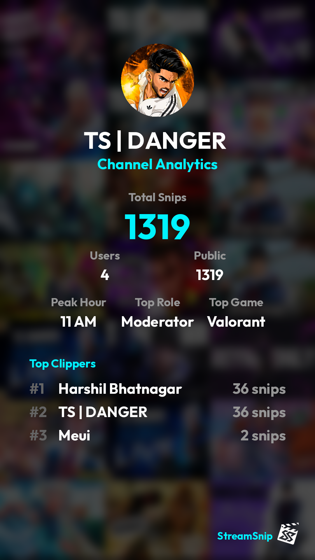 Stats Share Card