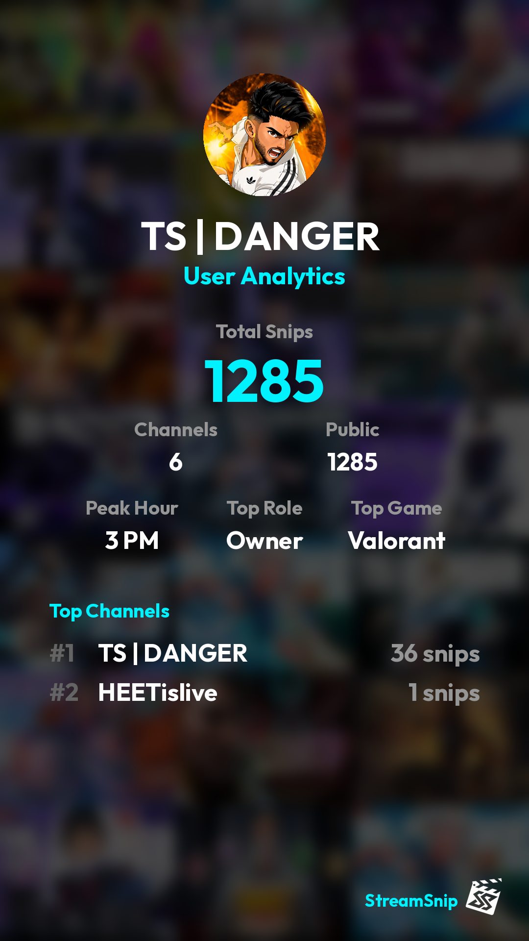 Stats Share Card