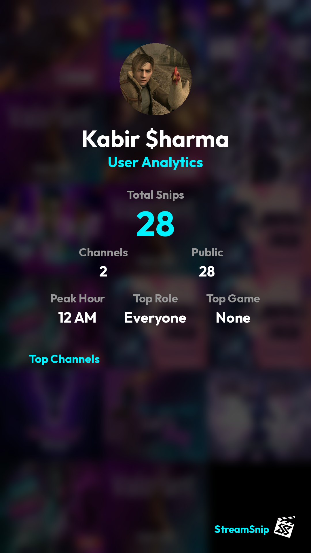 Stats Share Card