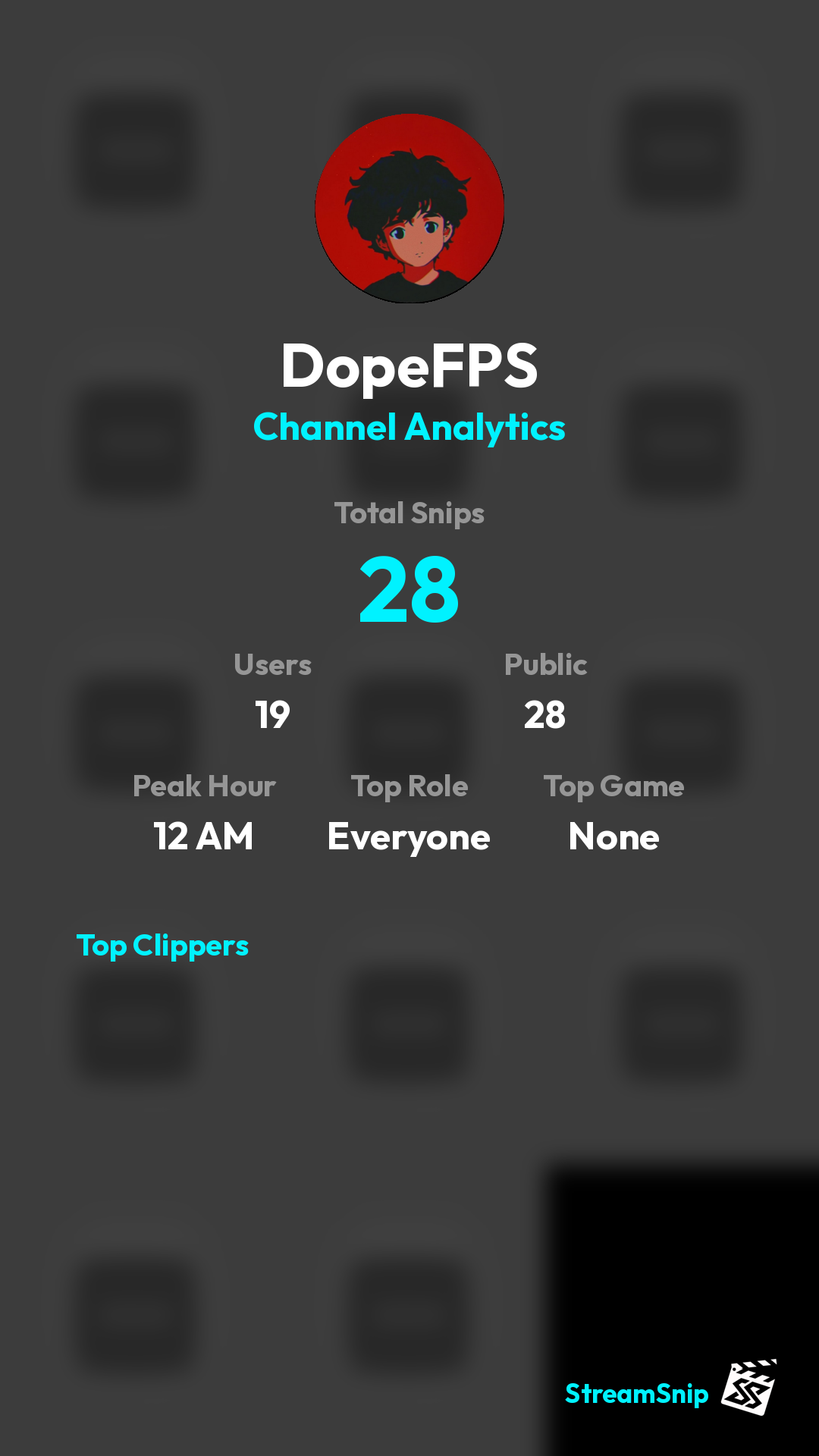 Stats Share Card