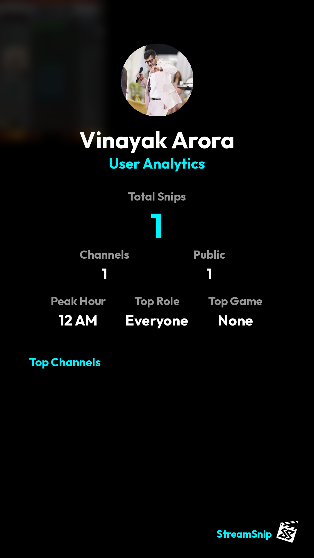 Stats Share Card