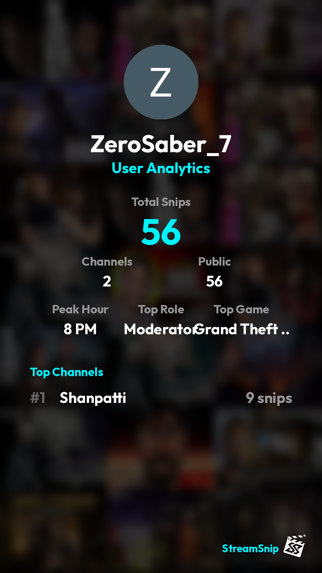 Stats Share Card