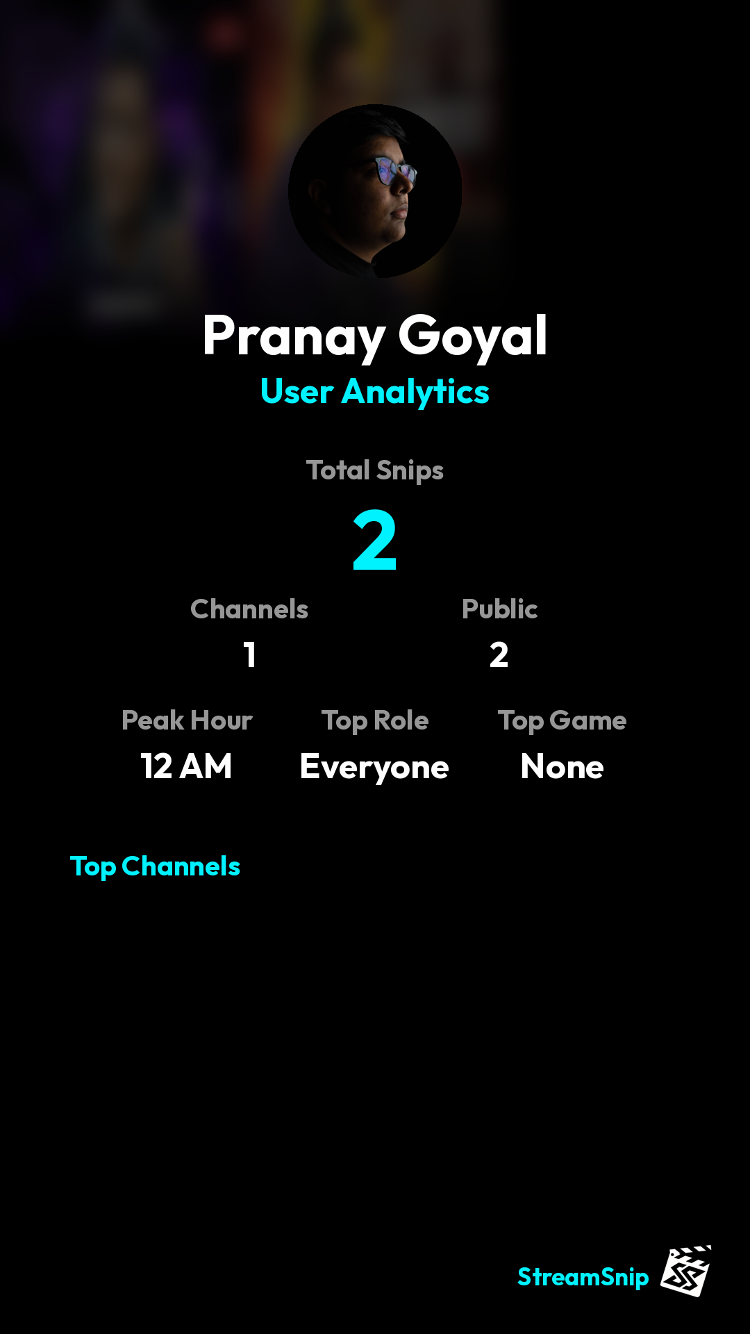 Stats Share Card