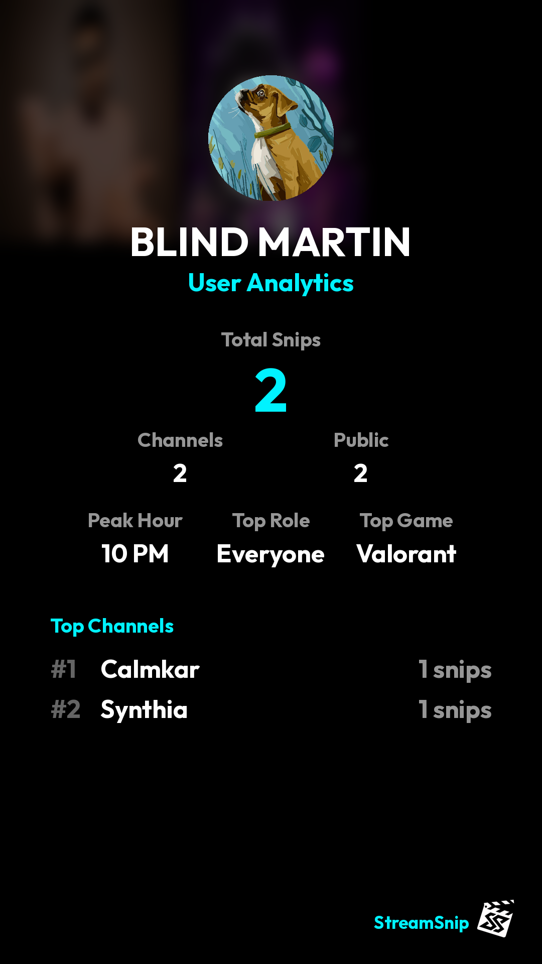 Stats Share Card
