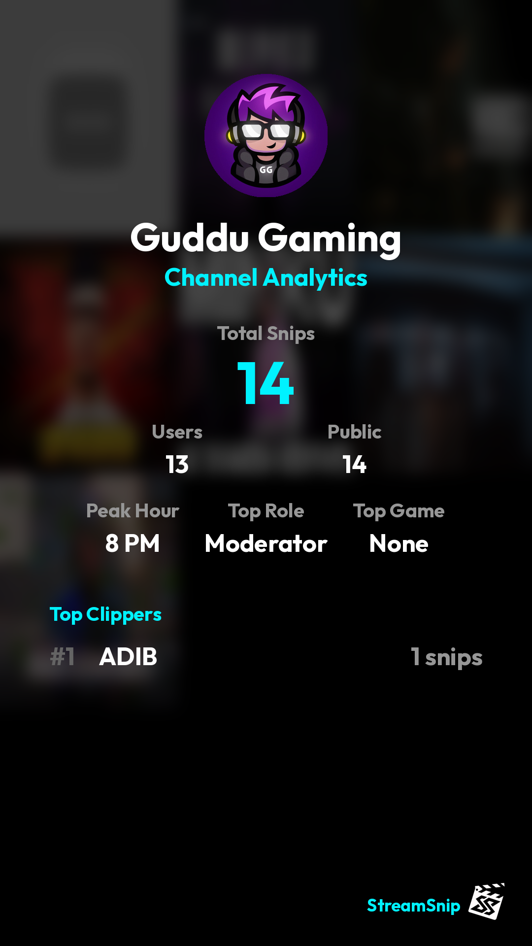 Stats Share Card