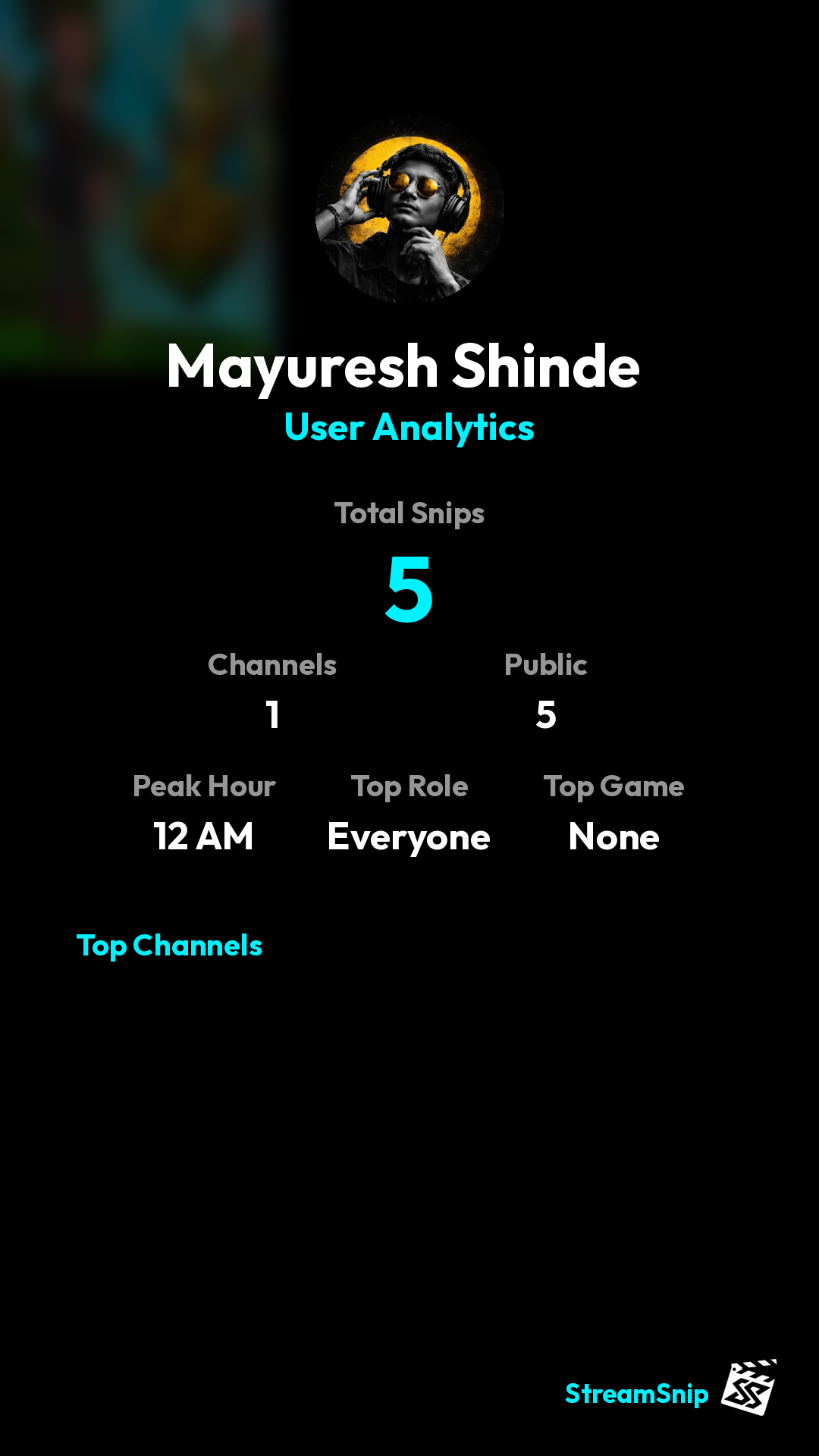 Stats Share Card