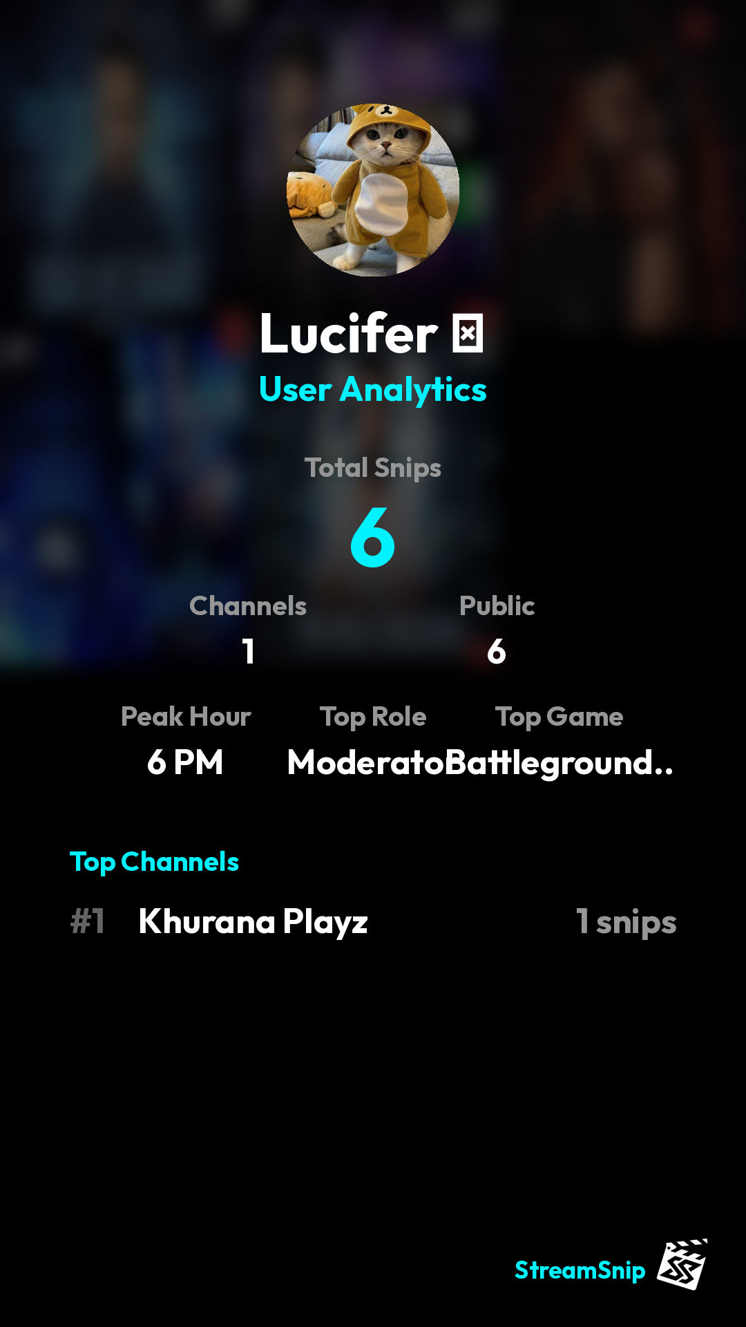 Stats Share Card
