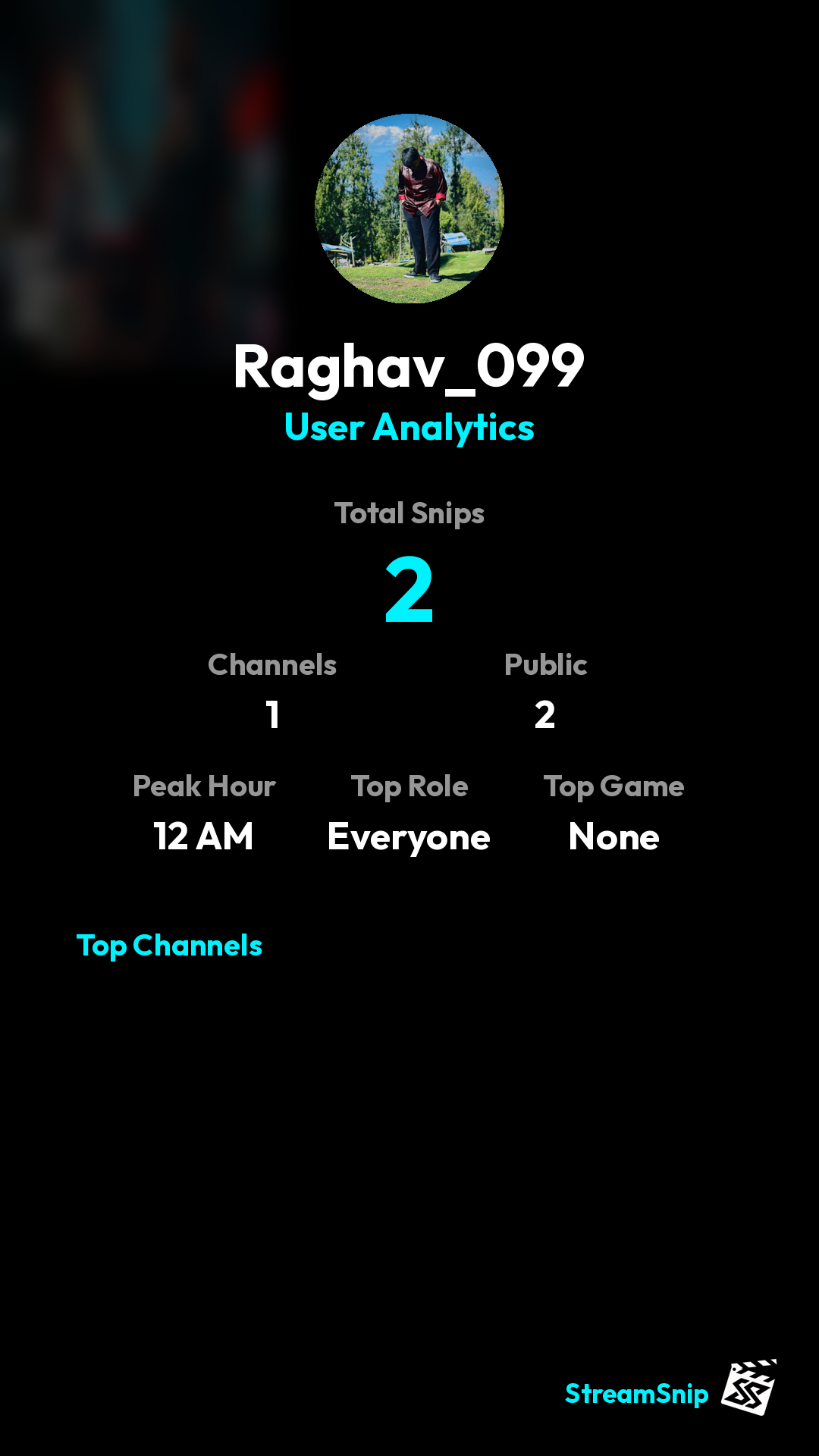 Stats Share Card