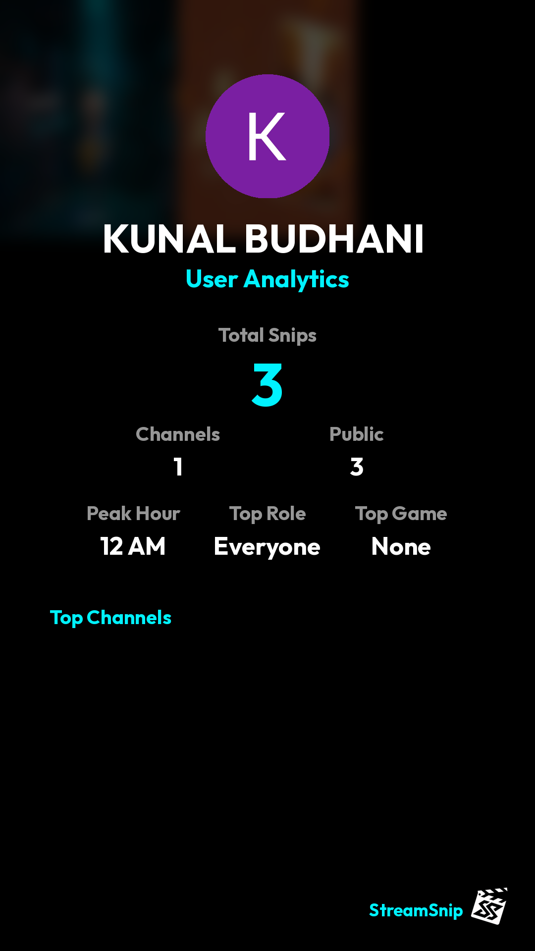 Stats Share Card