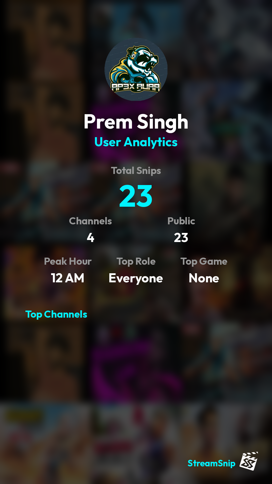 Stats Share Card