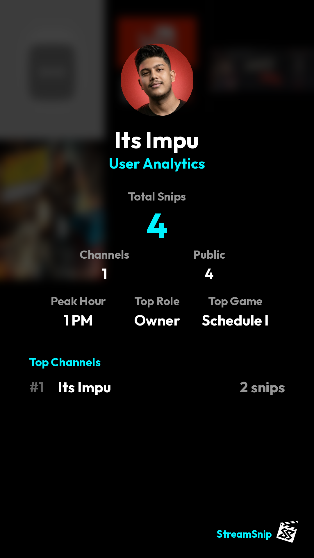 Stats Share Card