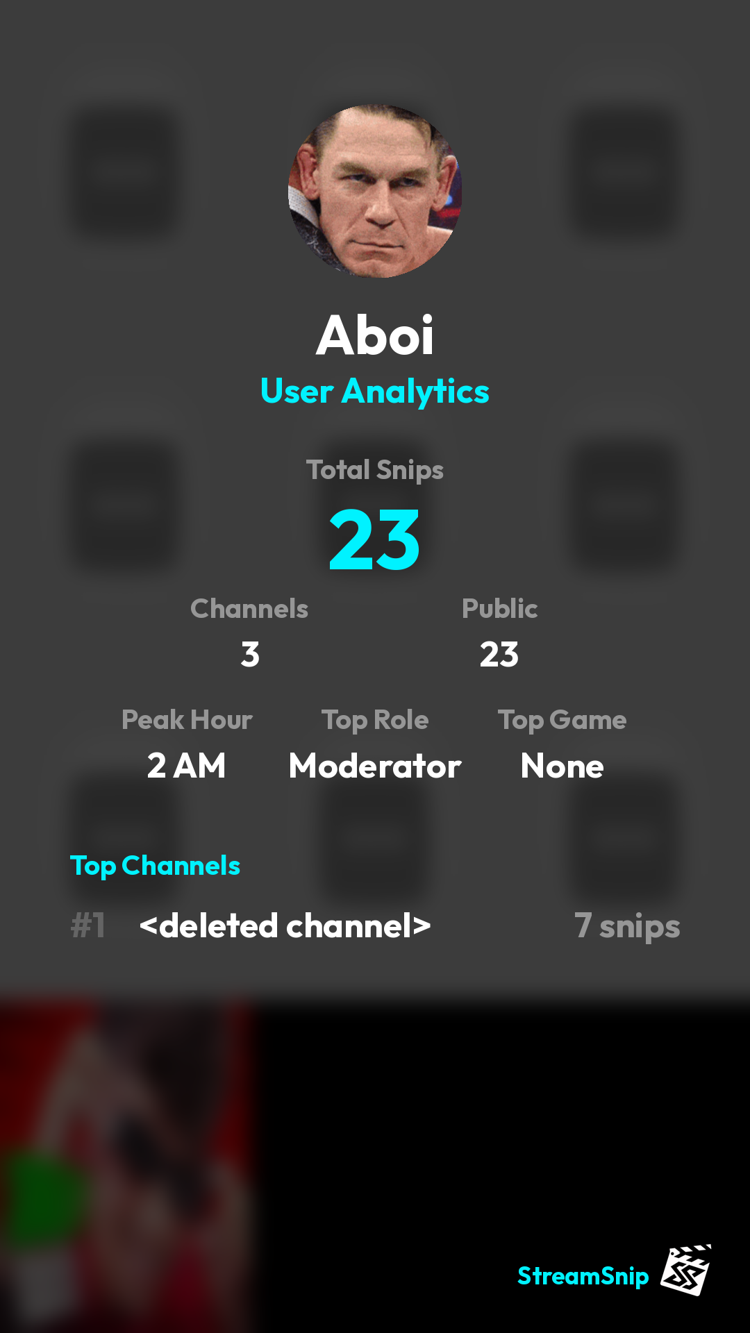 Stats Share Card