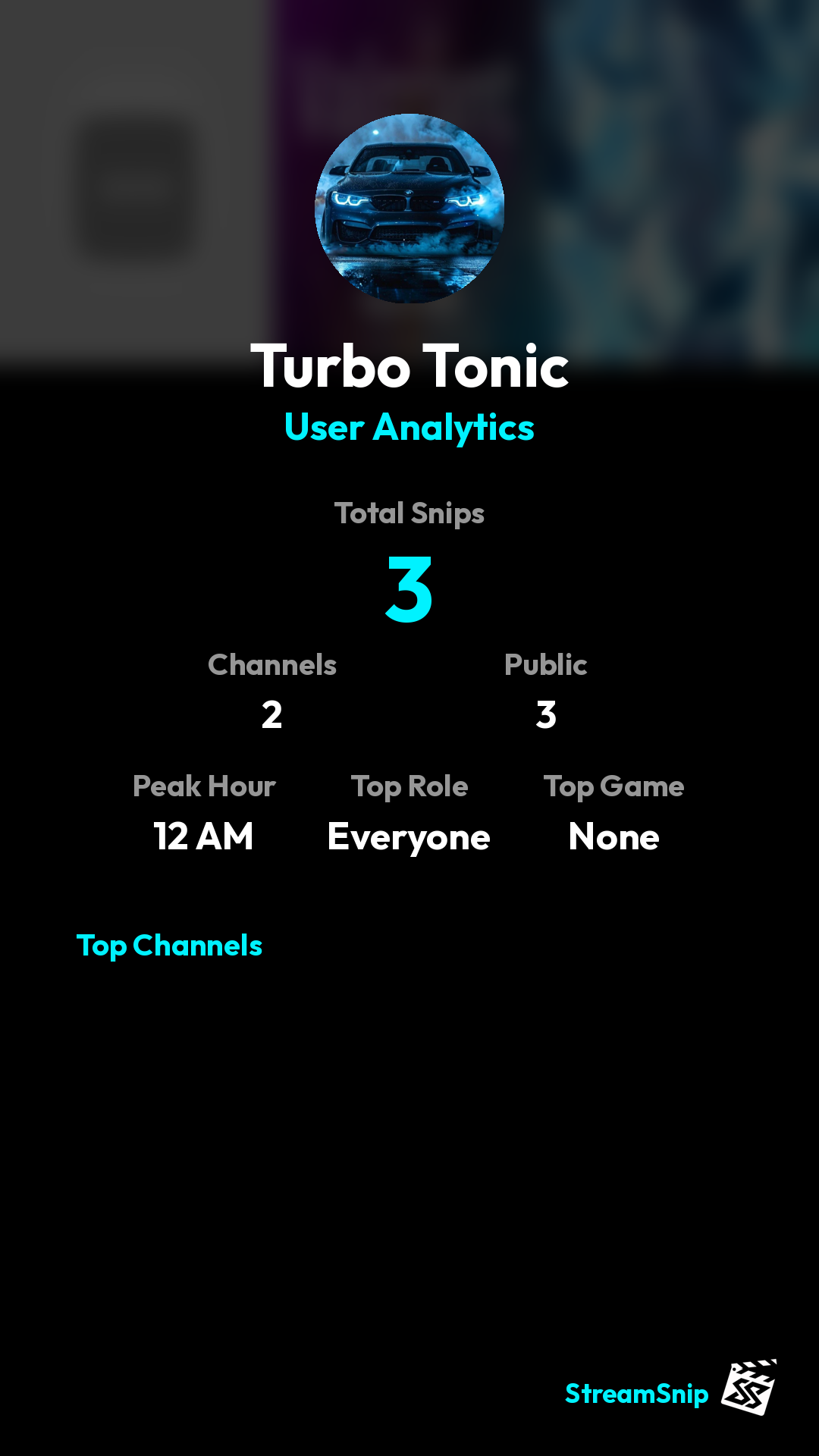Stats Share Card