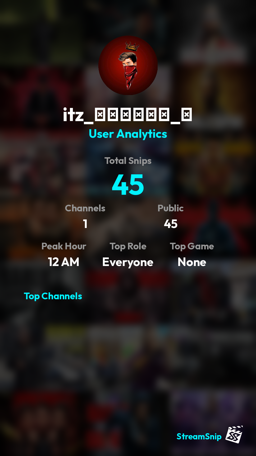 Stats Share Card