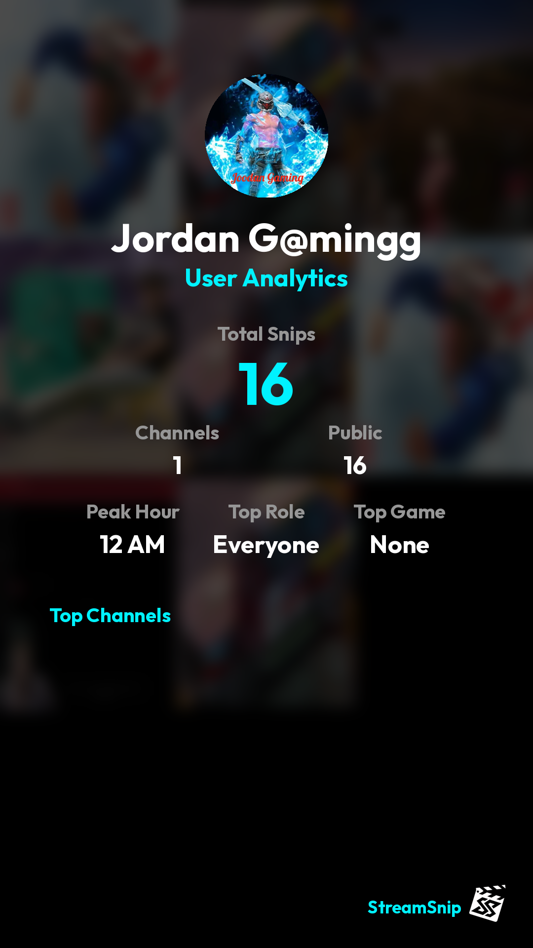 Stats Share Card
