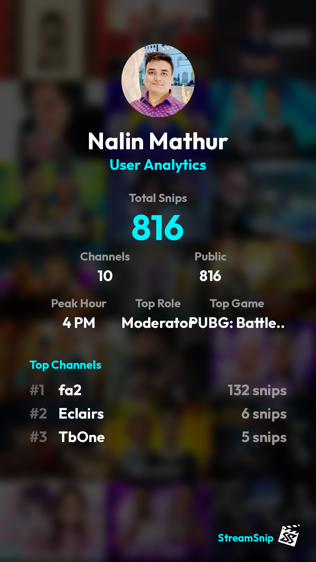 Stats Share Card