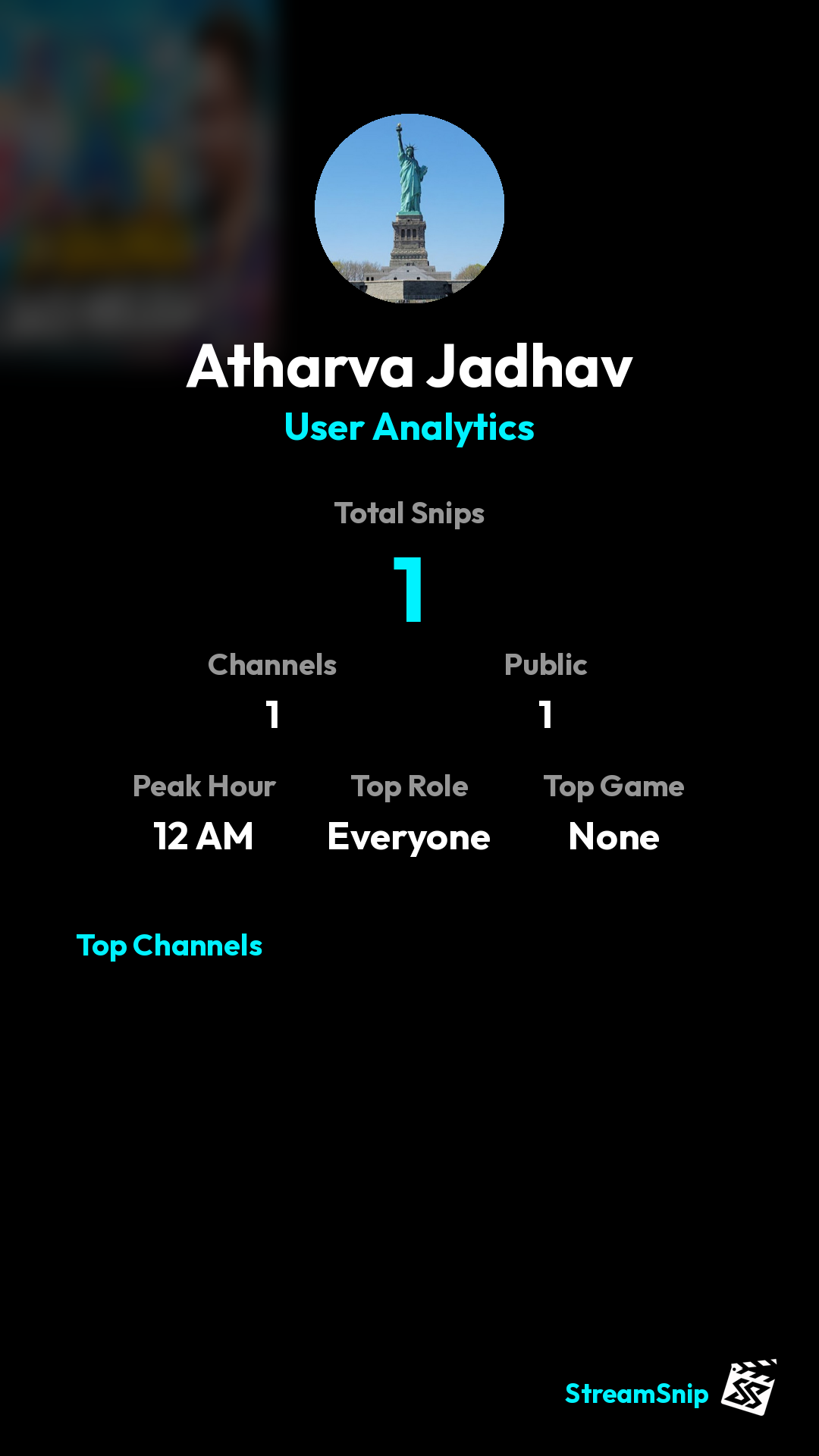 Stats Share Card
