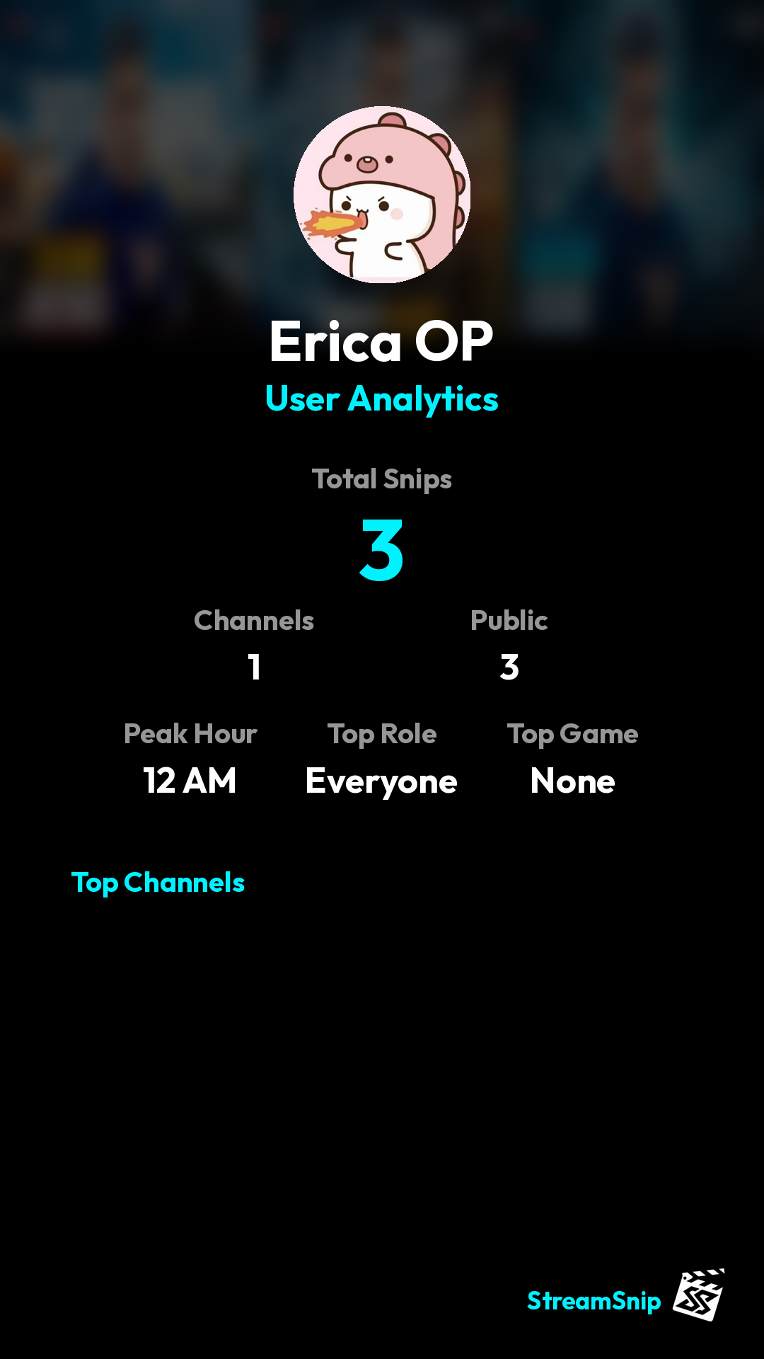 Stats Share Card