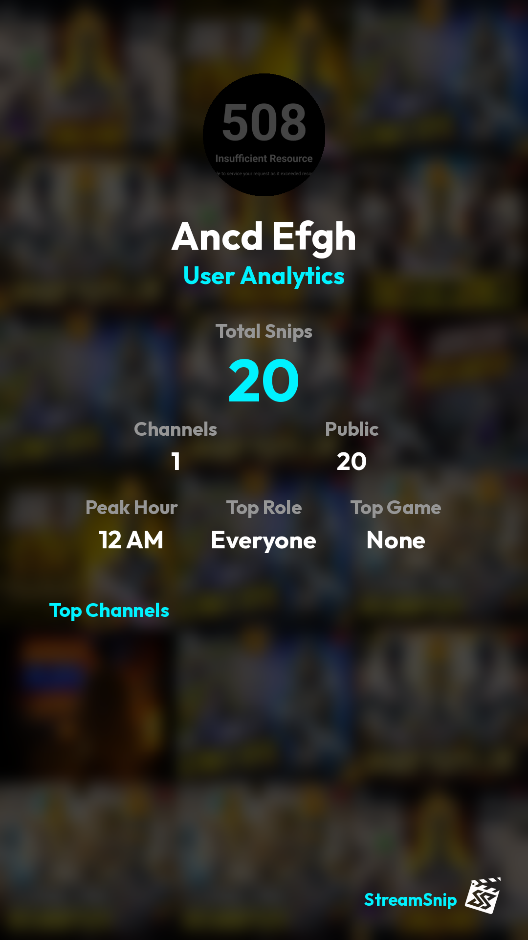 Stats Share Card
