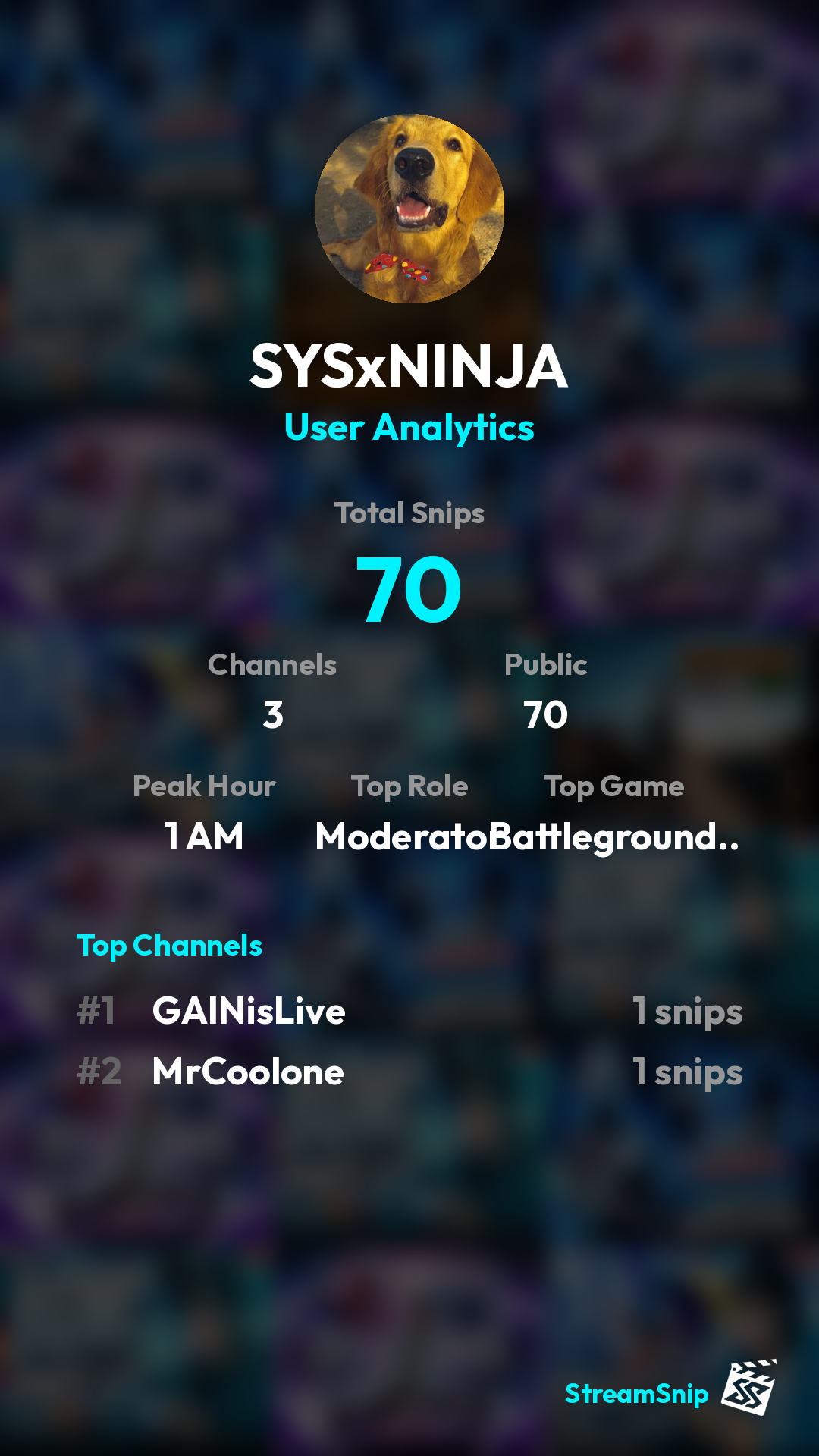 Stats Share Card