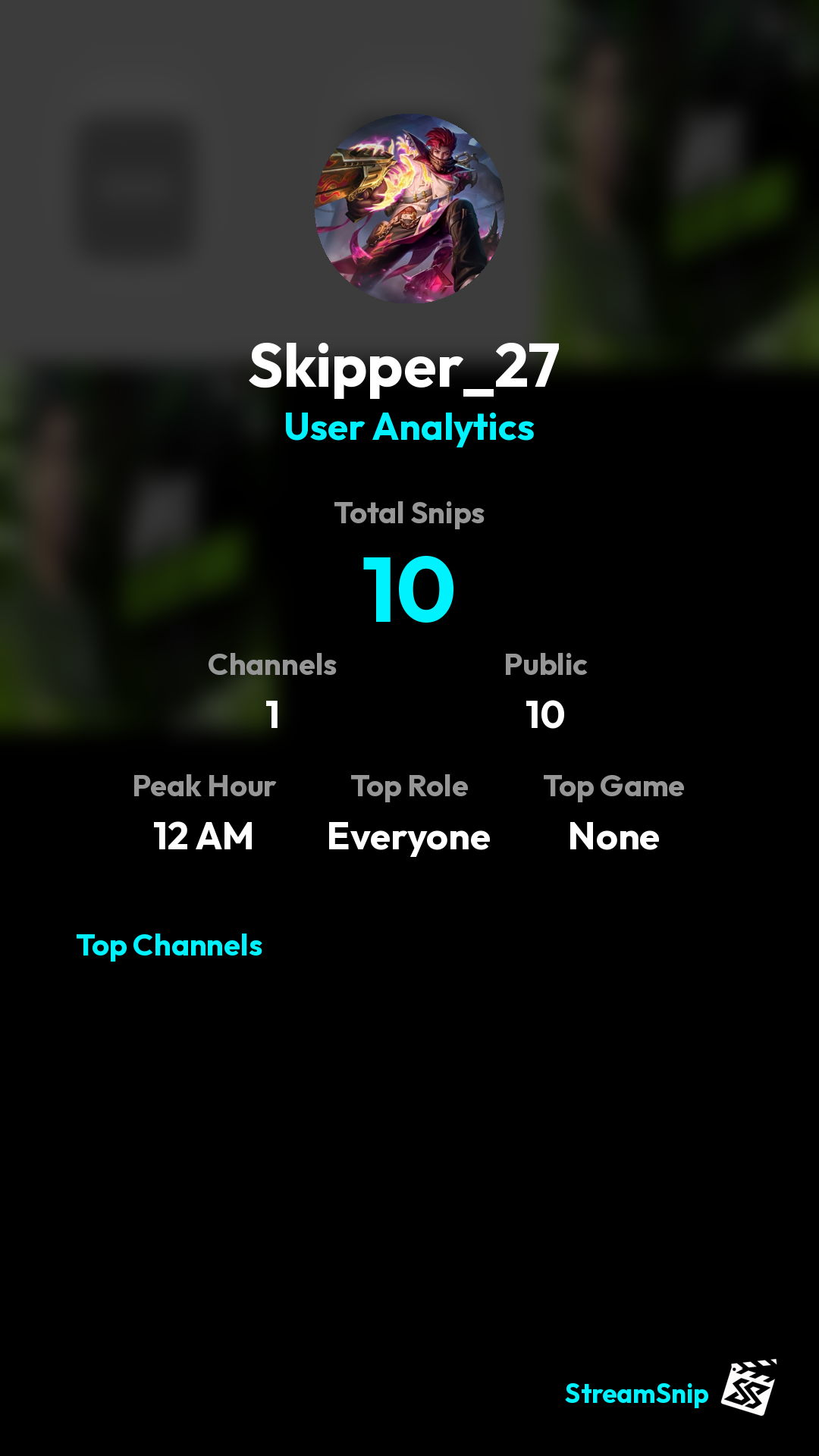 Stats Share Card