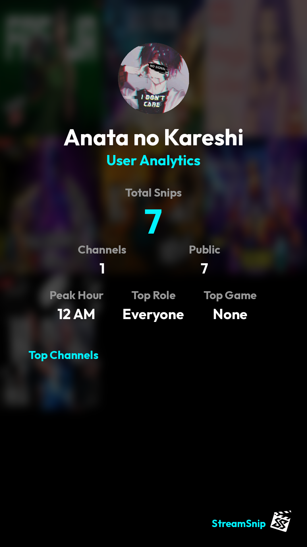 Stats Share Card