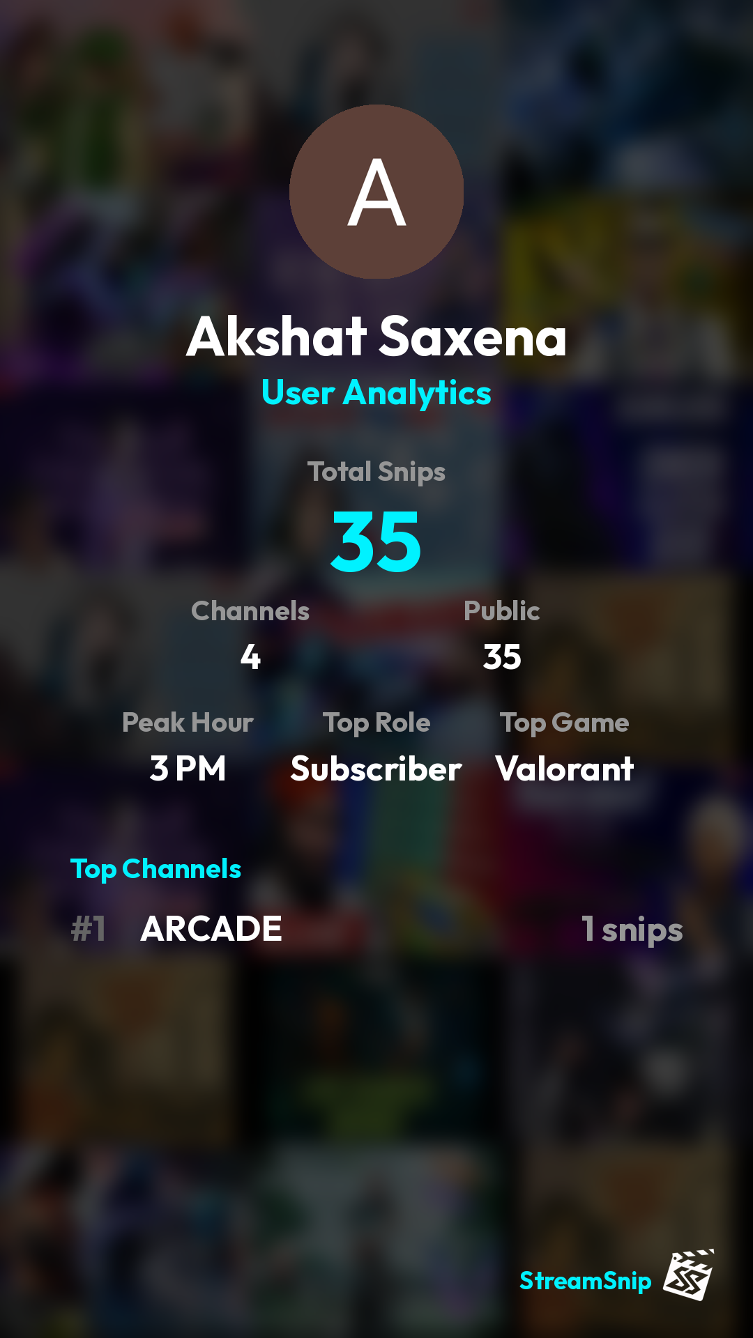 Stats Share Card